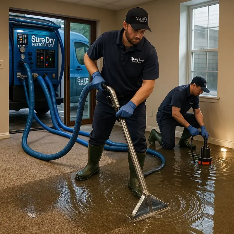 Water Extraction and Removal process in Fellsburg, PA